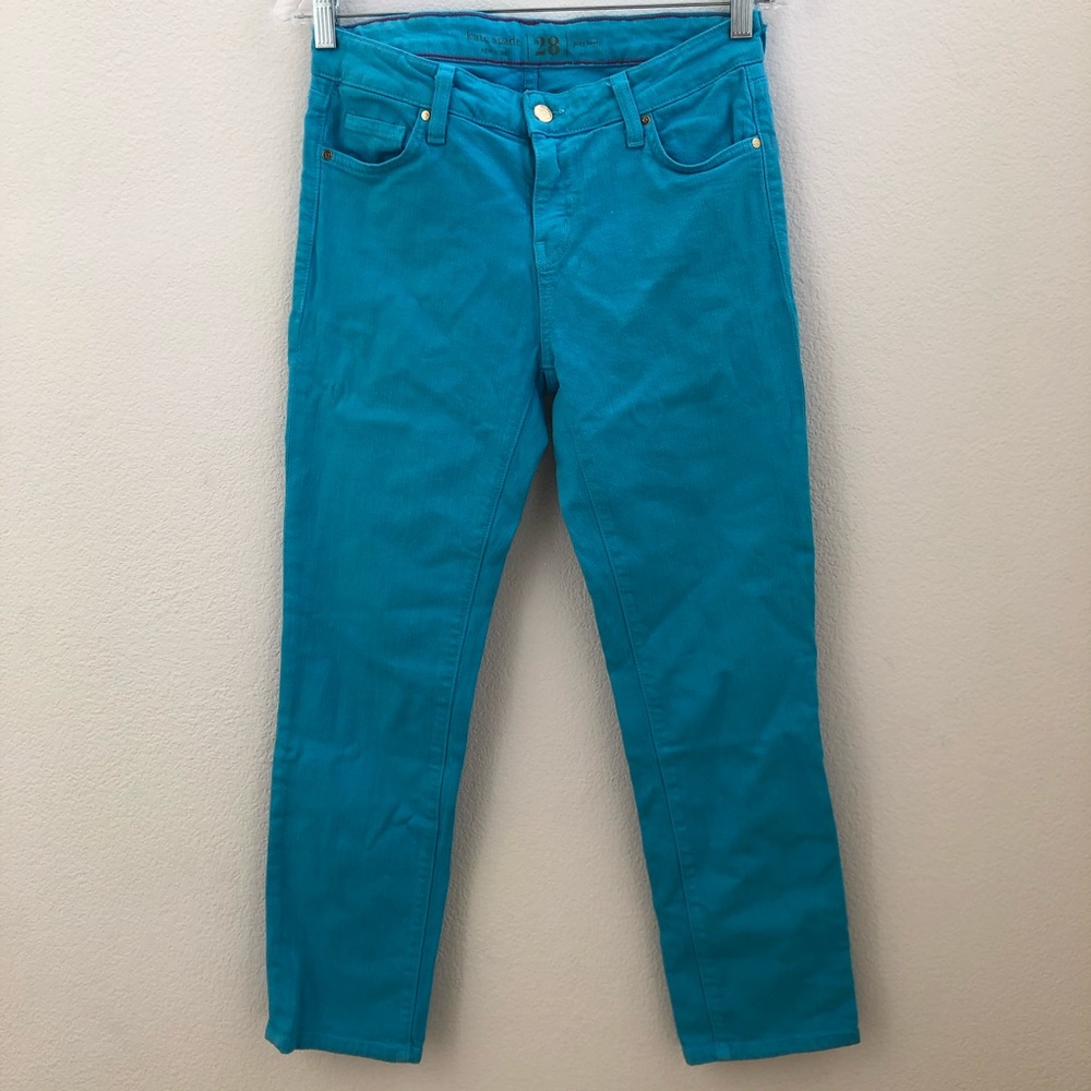 Kate Spade ‘Play Hooky’ Teal Jeans